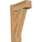 Ekena Millwork Traditional Block Rough Sawn Outlooker, Western Red Cedar, 6"W x 14"D x 22"H OUT06X14X22TRA05RWR - alternate 1
